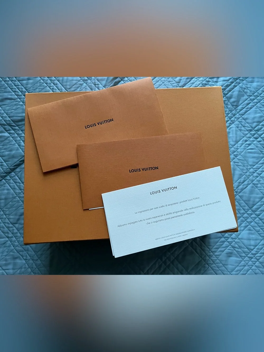 Louis Vuitton Authentic Empty Gift Box 14x10x5